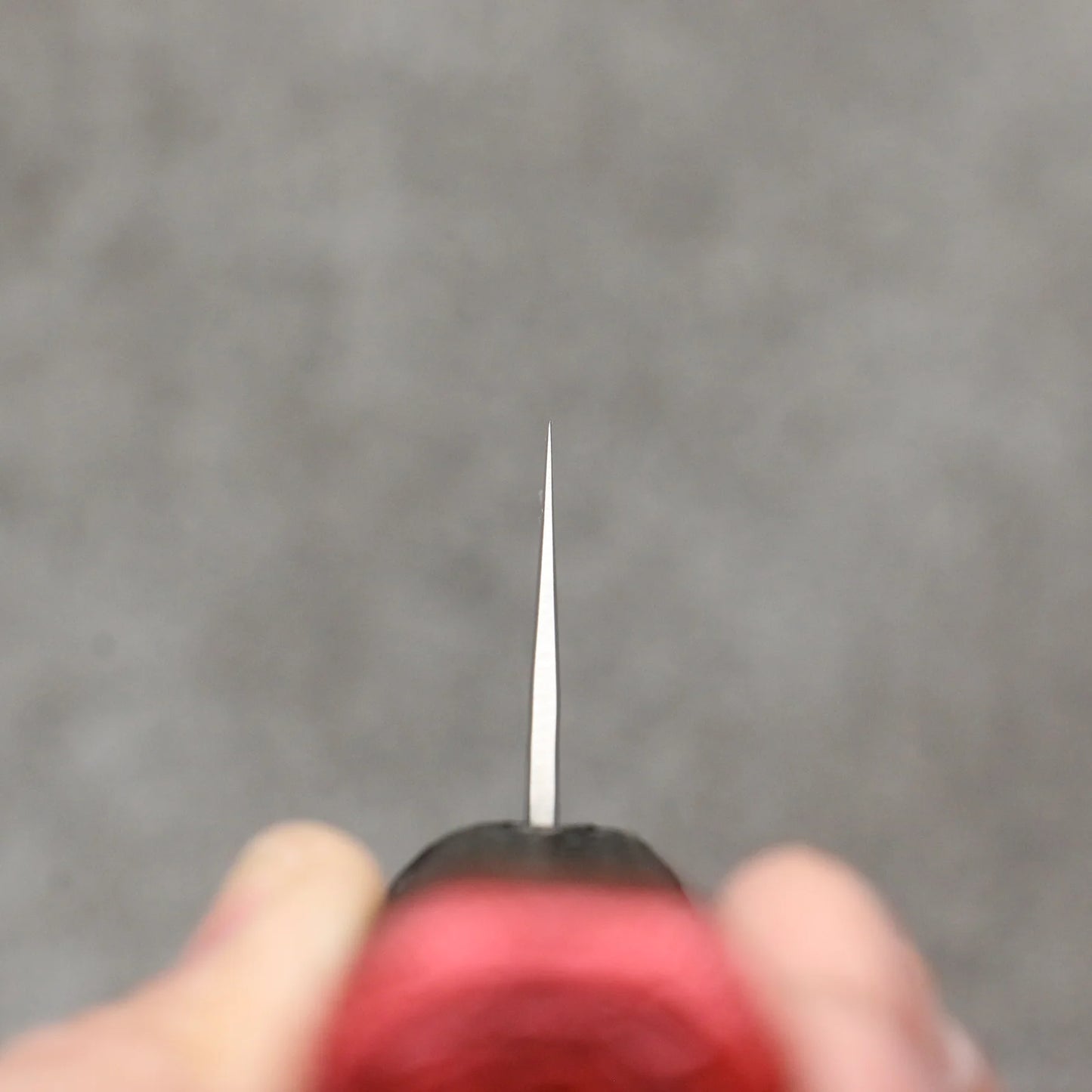 Sakai Takayuki Rinnou VG10 33 Layer Damascus Kengata Santoku Japanese Knife 160mm Red Lacquered Handle