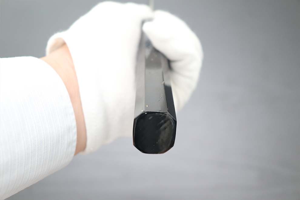 堺 孝行 V金10号 33層ダマスカス 牛刀包丁 210mm 樫の木漆塗り(彩宇)柄 Sakai Takayuki VG10 33 Layer Damascus Gyuto 210mm Live oak Lacquered (Saiu) Handle Dao Nhật cao cấp - Sakai Takayuki dao đa năng Gyuto thép VG10 Damascus 33 lớp 210mm