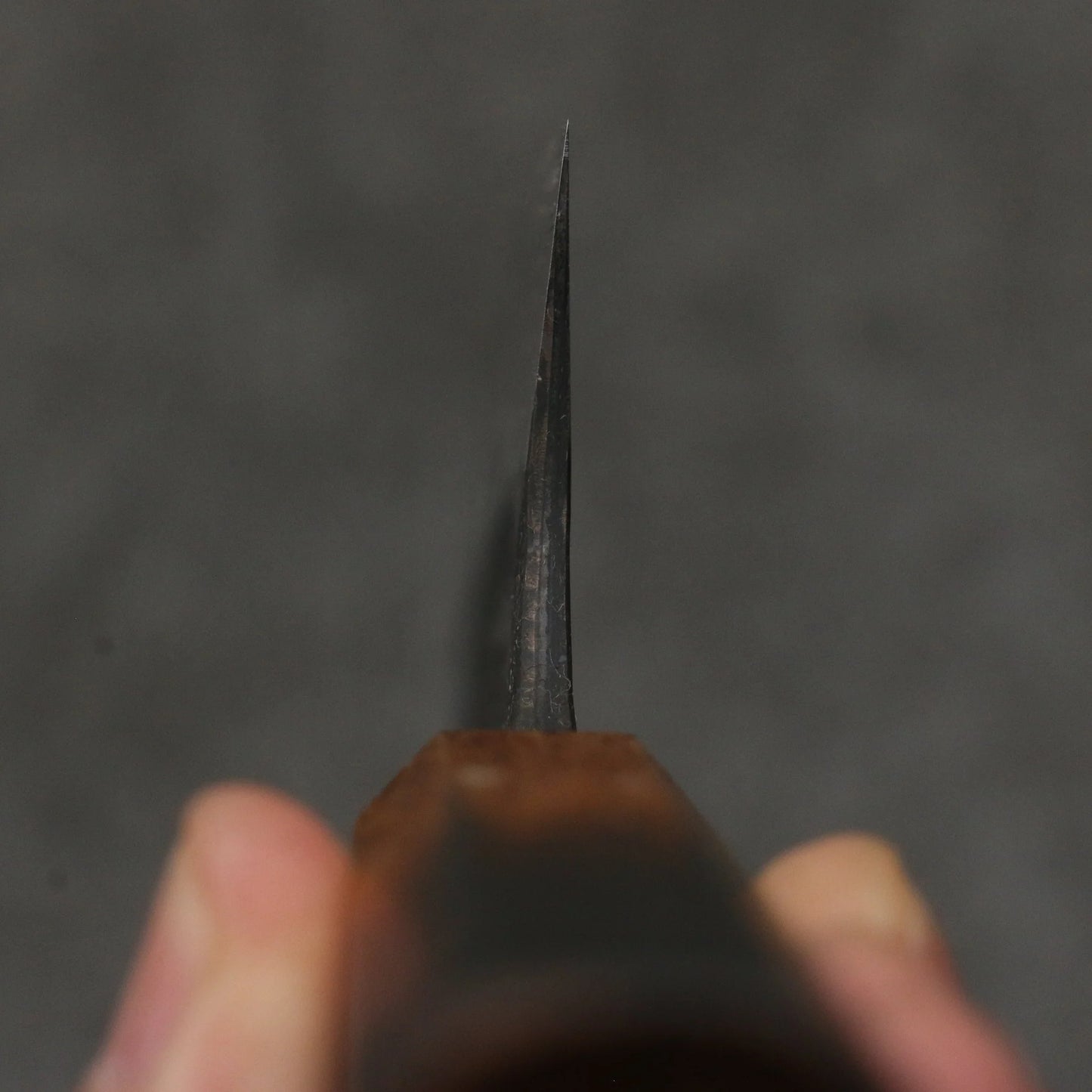 Thương hiệu Katsushige Anryu Dao Bunka siêu thép màu xanh 165MM Tay cầm gỗ cháy Kashiyaki