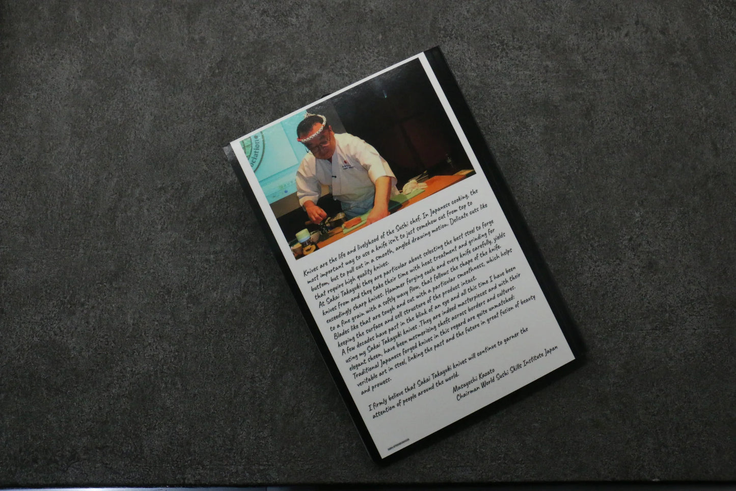 Thương hiệu Sakai Takayuki Sách hướng dẫn sử dụng dao Nhật Bản