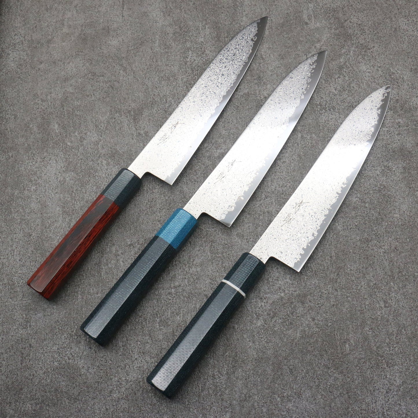 Seisuke V Gold No. 10 Damascus Gyuto Knife 210MM Handle 清助 V金10号 ダマスカス 牛刀包丁 210MM 柄 Free ship - Thương hiệu Seisuke V Gold Số 10 Damascus Set Dao Gyuto 210mm