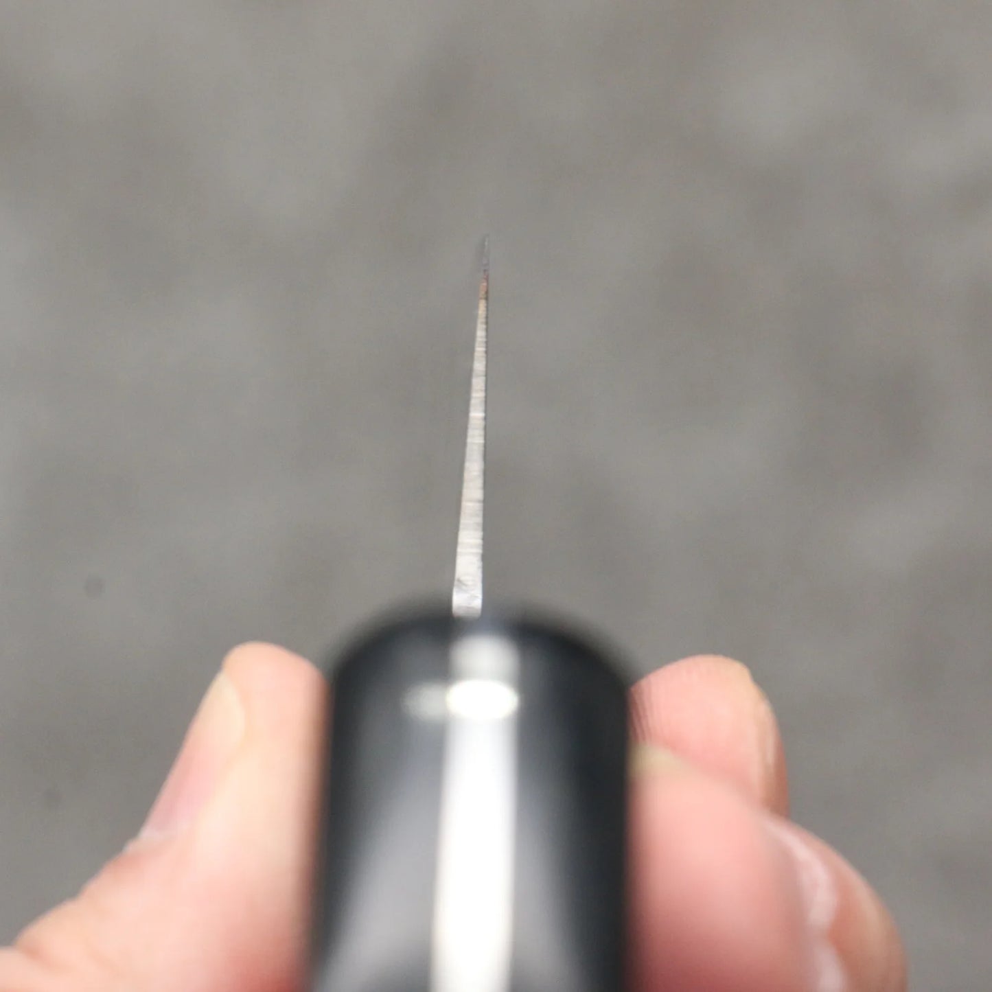 Free ship - Thương hiệu Seisuke V Gold Số 1 Được đánh bóng hoàn thiện Dao Santoku 165mm tay cầm ván ép màu đen không có bọc