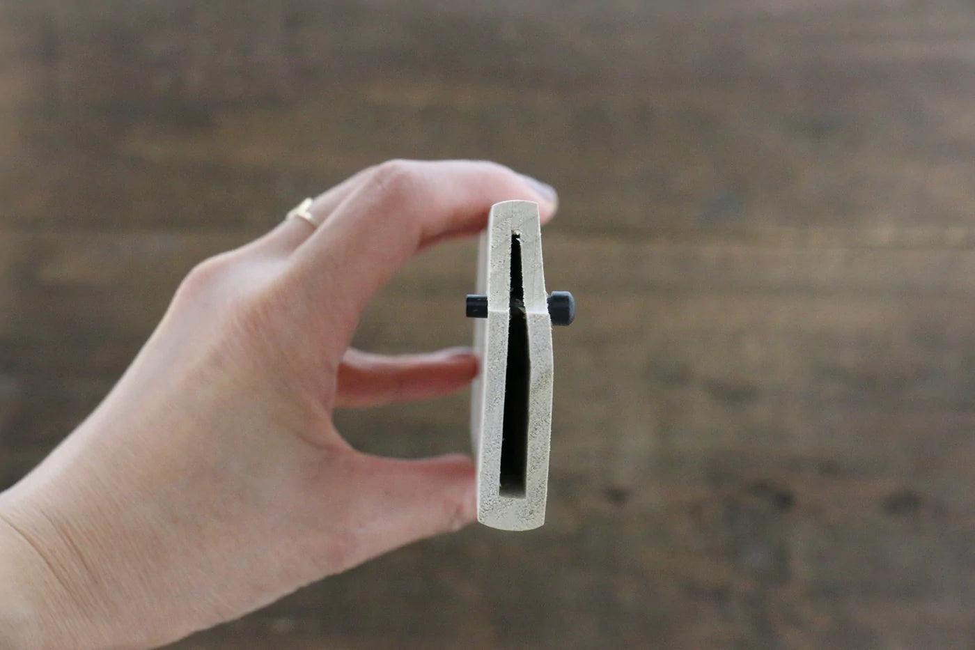 Free ship - 【Dùng cho người thuận tay trái】 Bao dao gỗ Mộc Lan Dao chuyên dụng rau củ quả Usuba Chốt gỗ ép