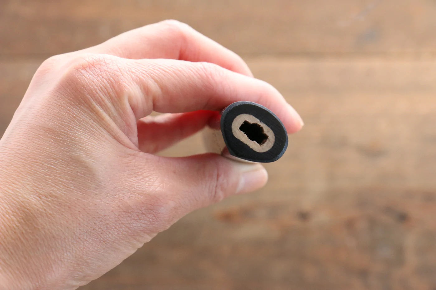 Free ship - Chuôi (cán) dao Shitan hình chữ D cho dao Sujihiki 240mm