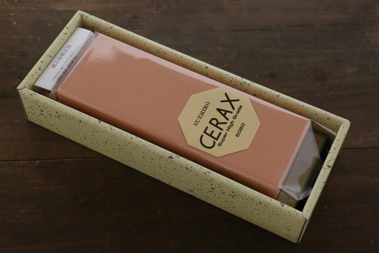 Free ship - Đá mài mịn gốm sứ Ceramic đính đế Super High Grade Suehiro CERAX 6060 đế nhựa độ grit #6000 trọng lượng 1100 gram