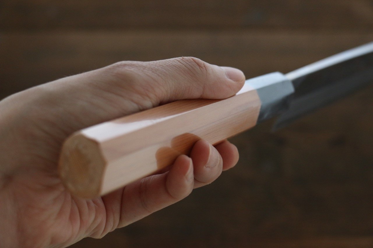 堺 孝行 白銀 INOX 鏡面仕上げ 柳刃包丁 イチイ柄 Sakai Takayuki INOX Hakugin Mirror finish Yanagiba Japanese Chef Knife with Yew tree handle - Japanny - Best Japanese Knife Dao Nhật cao cấp - SAKAI TAKAYUKI Hakugin dao Sashimi chuyên dụng Yanagiba thép INOX mặt tráng gương 240mm, 270mm, 300mm