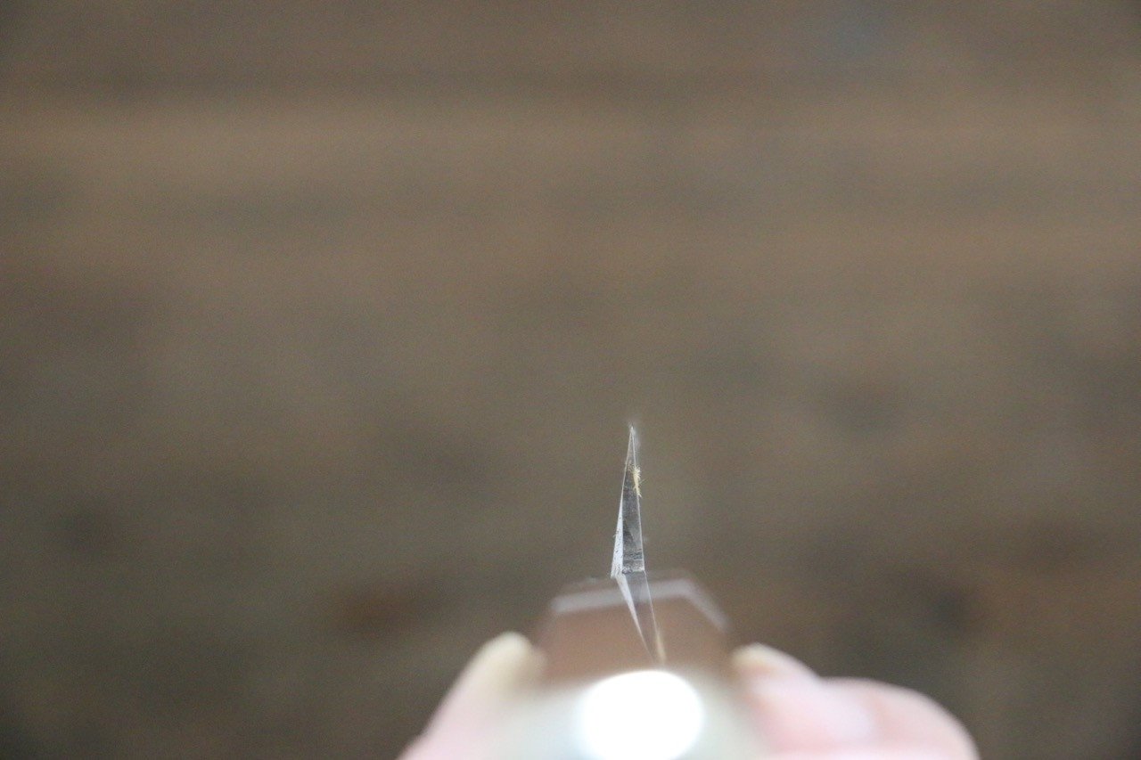 Sakai Takayuki Shiden Silver Steel No.3 Japanese Chef's Sashimi Knife with Desert Ironwood Handle - Japanny - Best Japanese Knife