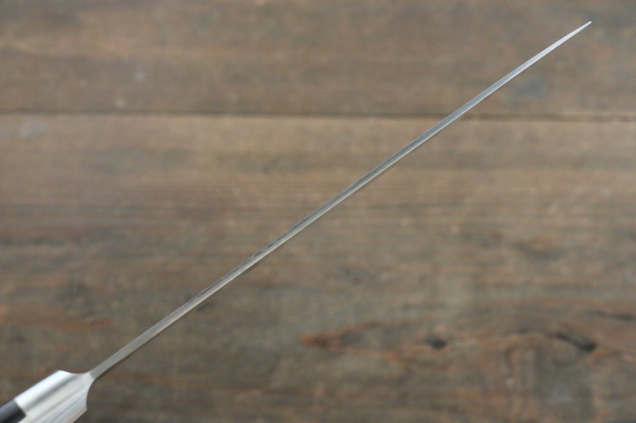 Iseya Molybdenum Steel Gyuto Japanese Chef Knife 180mm with Black Packer wood Handle (Ferrel : Stainless Steel) - Japanny - Best Japanese Knife