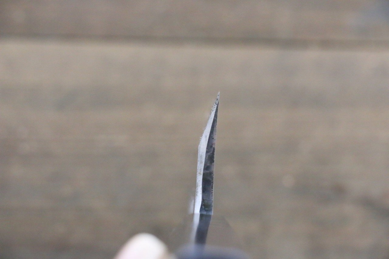 Sakai Takayuki Aoniko Japanese Chef's Deba Knife with Ebony Wood Handle - Japanny - Best Japanese Knife