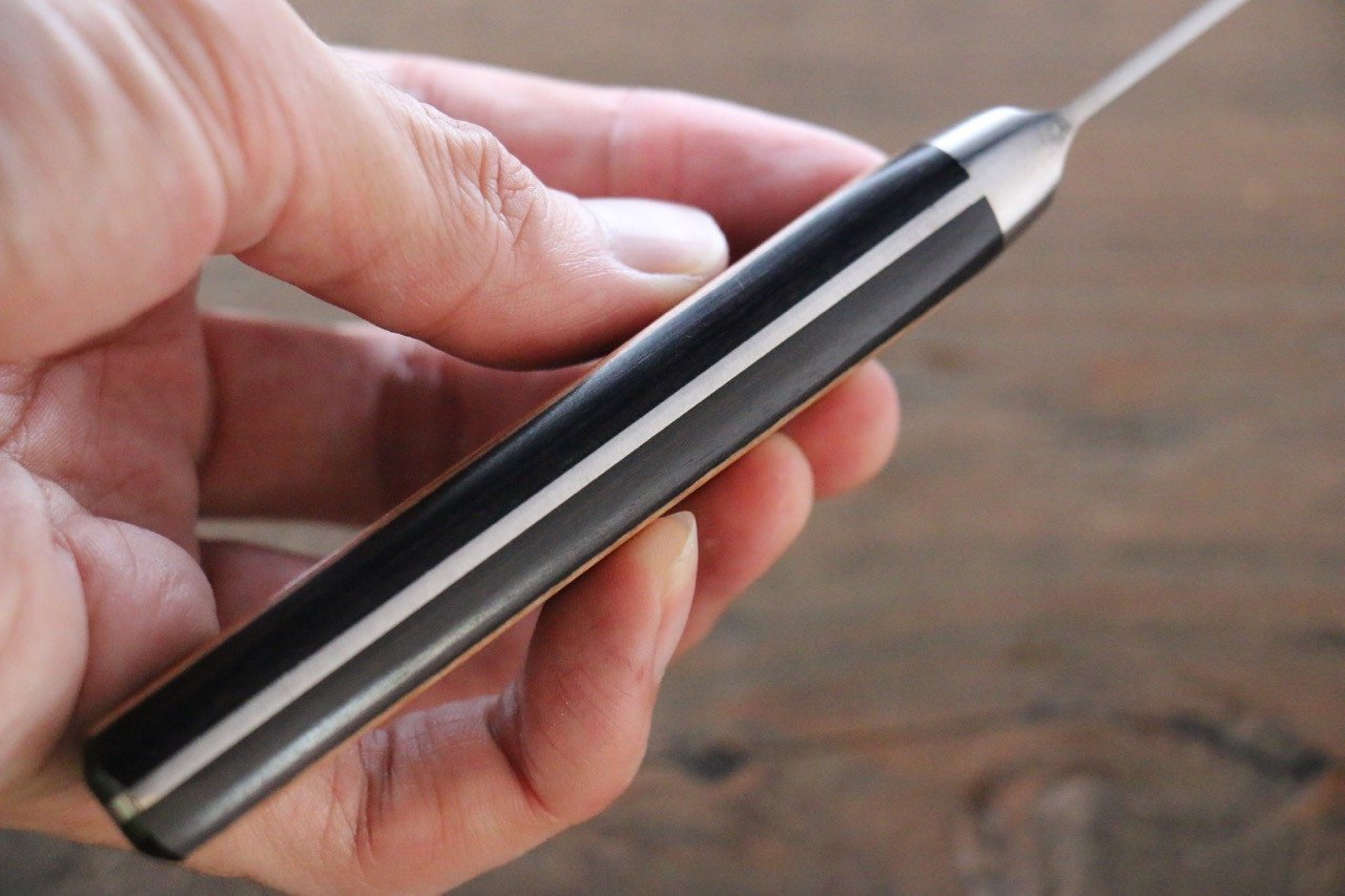 Takayuki Sakai TUS Steel Petty Knife 150mm 堺 孝行 TUS鋼 ペティーナイフ 150mm Thương hiệu Sakai Takayuki Thép TUS Dao nhỏ đa năng Petty dao Nhật 150mm chuôi dao