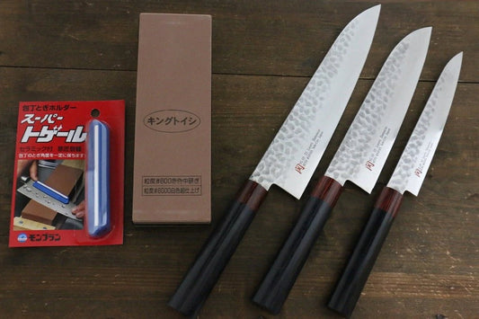 Bộ dao bếp 2 cây, 3 cây, 5 cây của Nhật Bản "vũ khí " chinh phục thử thách ẩm thực Nhật Bản