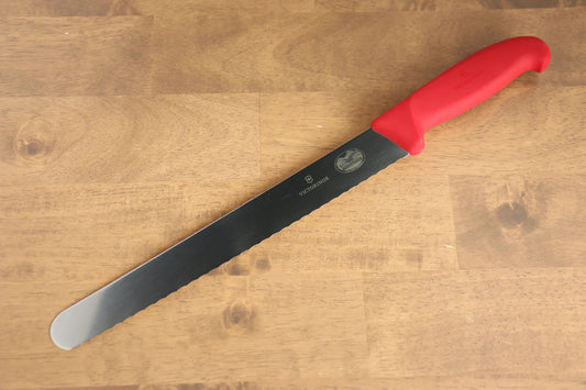 VICTORINOX Edelstahl-Wellenmesser, japanisches Messer, Kunststoffgriff, 250 mm