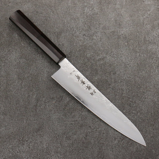 Thương hiệu Sakai Takayuki VG10 Kỹ nghệ truyền thống Nhật Nashiji Dao đa năng Gyuto 210mm chuôi dao gỗ Mun