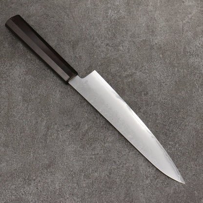 Thương hiệu Sakai Takayuki VG10 Kỹ nghệ truyền thống Nhật Nashiji Dao đa năng Gyuto 210mm chuôi dao gỗ Mun