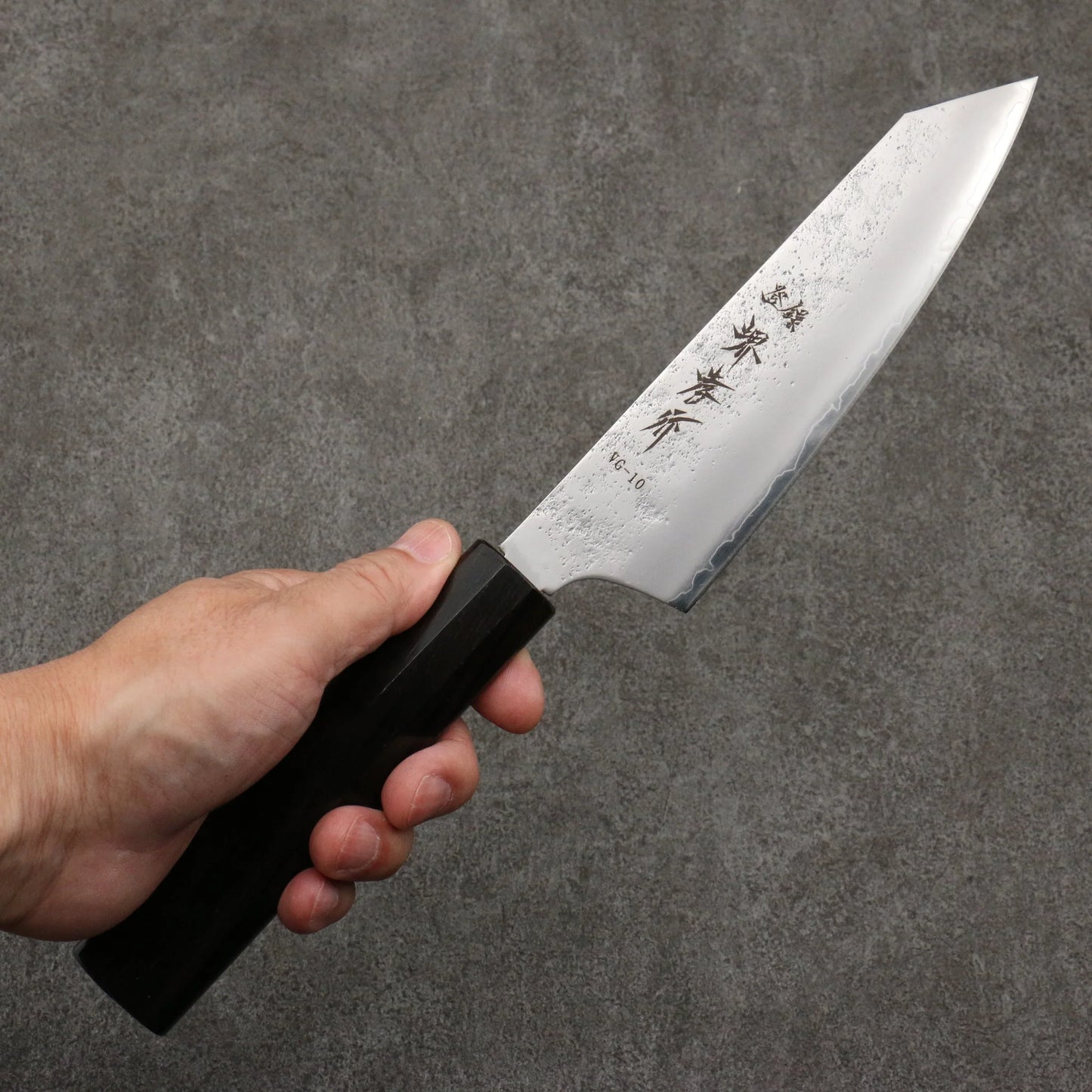 Thương hiệu Sakai Takayuki VG10 Kỹ nghệ truyền thống Nhật Nashiji Dao đa năng Bunka 160mm chuôi dao gỗ Mun