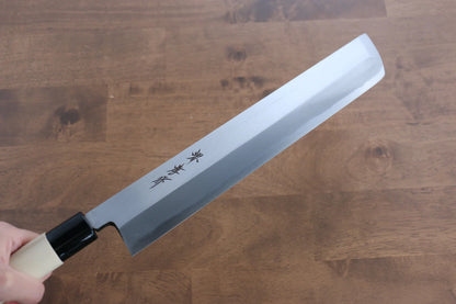 Free ship - Thương hiệu Sakai Takayuki Kasumitogi Thép trắng Dao cắt xương chuyên dụng ( cắt cá lươn biển) dao Nhật 300mm chuôi dao gỗ Mộc Lan
