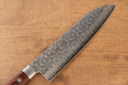 Thương hiệu Sakai Takayuki Kukipapa VG10 Thép Damascus 17 lớp Dao đa năng Santoku dao Nhật 180mm chuôi dao