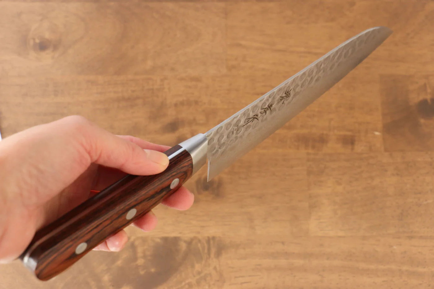 Thương hiệu Sakai Takayuki Kukipapa VG10 Thép Damascus 17 lớp Dao đa năng Santoku dao Nhật 180mm chuôi dao