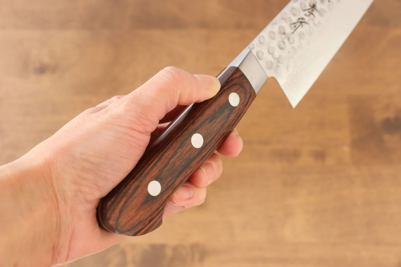 Thương hiệu Sakai Takayuki Kukipapa VG10 Thép Damascus 17 lớp Dao đa năng Santoku dao Nhật 180mm chuôi dao