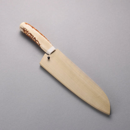 Thương hiệu Sakai Takayuki AUS10 thép Damascus 45 lớp dao Santoku đa năng dao Nhật chính hãng cao cấp chuôi dao xương bò 180mm có kèm bao dao