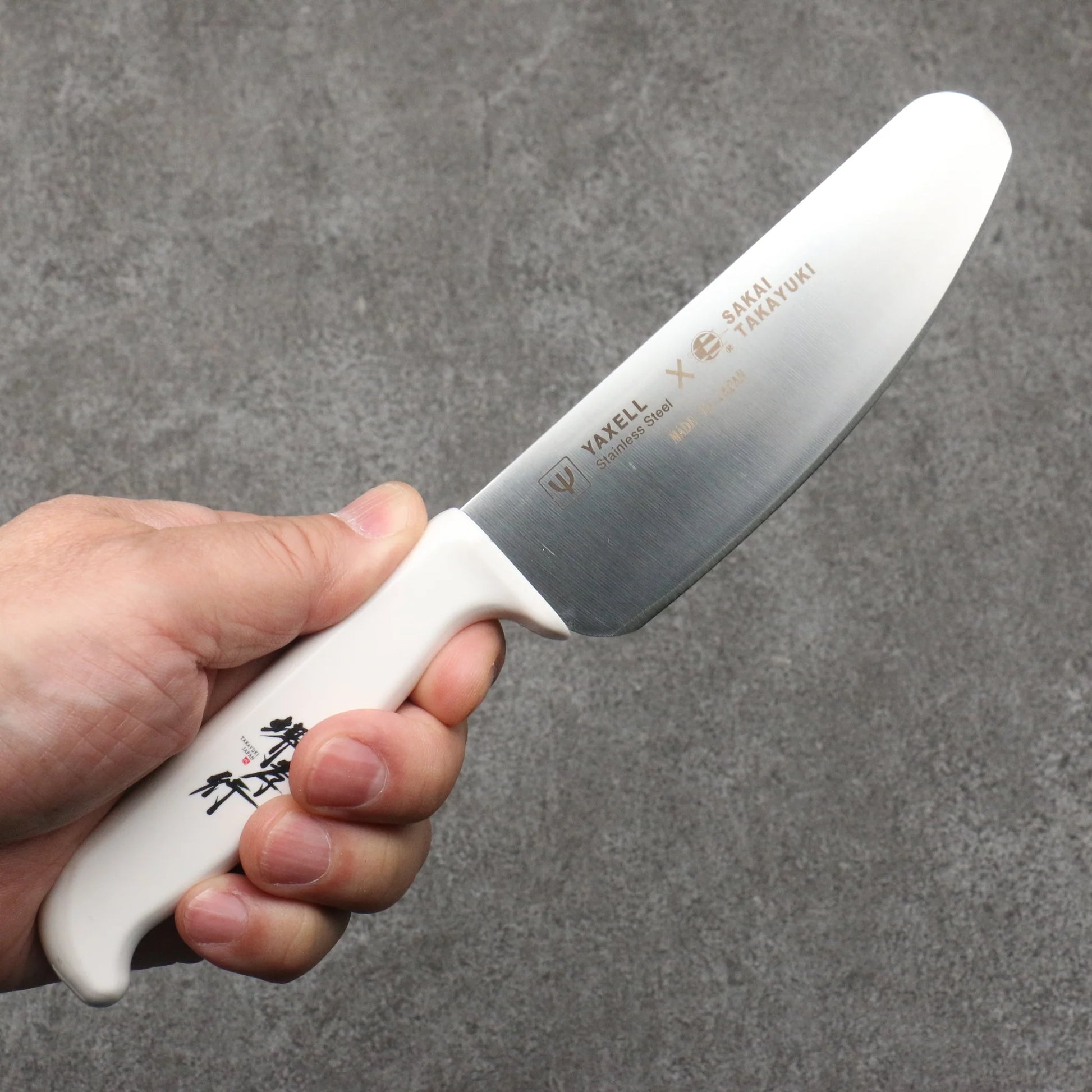 Takayuki Sakai Stainless steel children's knife 120MM 堺 孝行 ステンレス鋼 子供用包丁 120MM Free ship - Thương hiệu Sakai Takayuki Thép không gỉ Dao chuyên dụng dành cho trẻ nhỏ 120mm