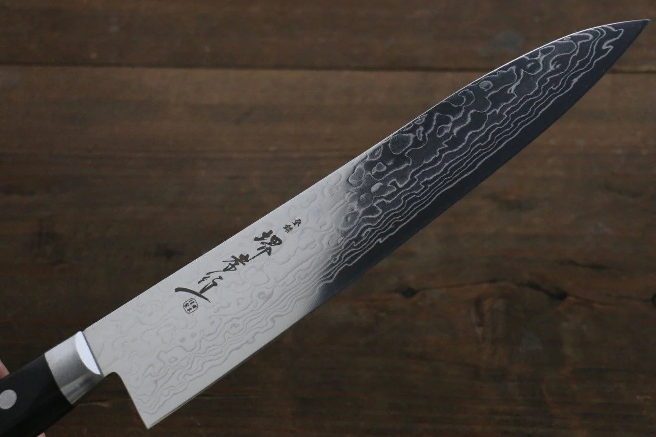 Marke Sakai Takayuki AUS10 45 Lagen spiegelbeschichteter Damaststahl Gyuto Mehrzweckmesser Japanisches Messer 210 mm Griff aus laminiertem Holz