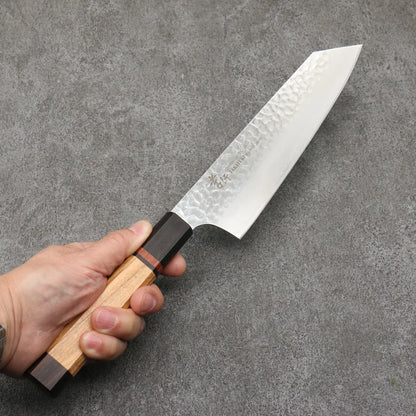 Sakai Takayuki VG10 33 Layer Damascus Kengata Gyuto Japanese Knife 190mm Mountain cherry (12 sided) Handle