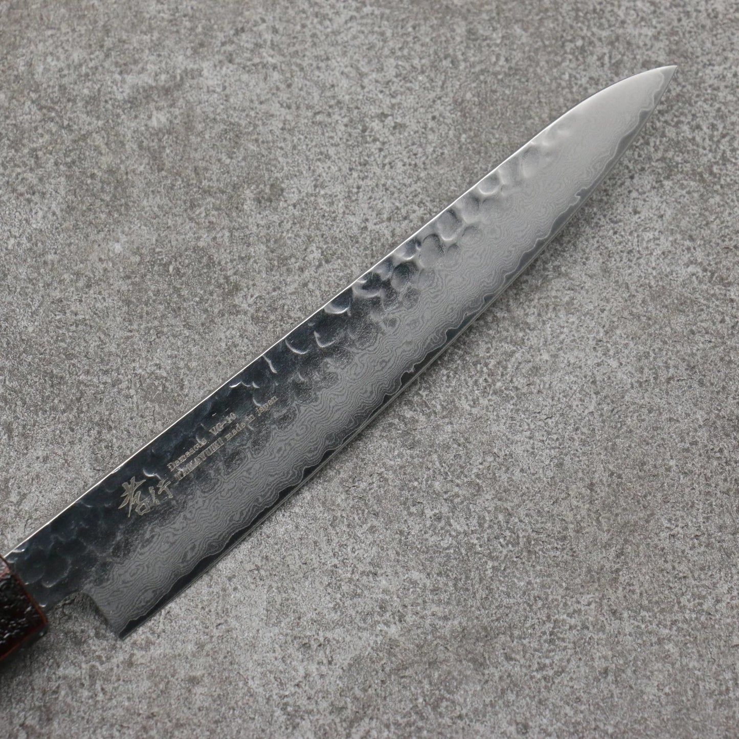 Sakai Takayuki Rinnou VG10 33 Layer Damascus Petty-Utility Japanese Knife 180mm Red Lacquered Handle