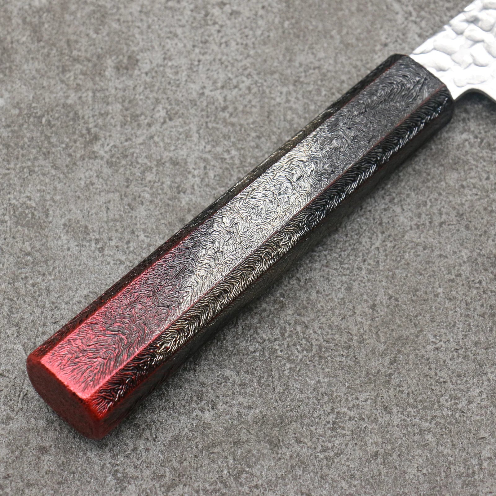 Sakai Takayuki Rinnou VG10 33 Layer Damascus Gyuto Japanese Knife 210mm Red Lacquered Handle