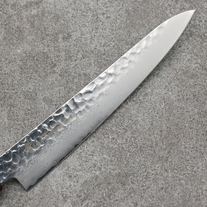 Sakai Takayuki Rinnou VG10 33 Layer Damascus Petty-Utility Japanese Knife 180mm Purple Lacquered Handle