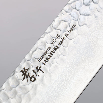 Free ship - Thương hiệu Sakai Takayuki VG10 Thép Damascus 33 lớp Dao thái rau chuyên dụng Nakiri dao Nhật 160mm chuôi dao gỗ Sồi sơn mài đá màu (Saiseki)