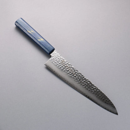 Thương hiệu Sakai Takayuki VG10 Thép Damascus 33 lớp Dao đa năng Gyuto dao Nhật 240mm chuôi dao gỗ Sồi sơn mài đá màu (Saiseki)