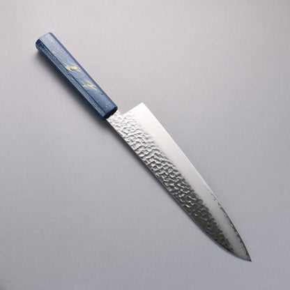 Thương hiệu Sakai Takayuki VG10 Thép Damascus 33 lớp Dao đa năng Gyuto dao Nhật 240mm chuôi dao gỗ Sồi sơn mài đá màu (Saiseki)