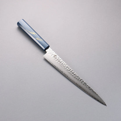 Thương hiệu Sakai Takayuki V Vàng số 10 33 Lớp thép Damascus Dao lọc gân chuyên dụng Sujihiki 240mm tay cầm gỗ Sồi sơn mài đá màu