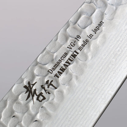 Free ship - Dao Nhật cao cấp - SAKAI TAKAYUKI Thép Damascus 33 lớp Dao đa năng Santoku (Kiritsuke ) lưỡi dao hình thanh kiếm dao Nhật 160mm chuôi dao gỗ Sồi sơn mài (Kouseki)