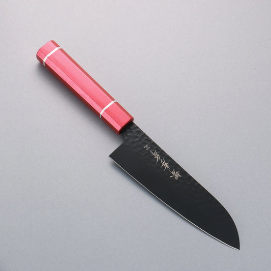 Free ship - Dao Nhật cao cấp - SAKAI TAKAYUKI dao đa năng Santoku thép VG10 rèn thủ công mạ Teflon 170mm - Bộ sưu tập hắc ảnh Kurokage