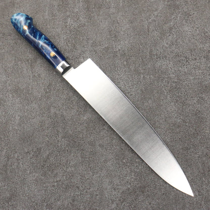 Marke Sakai Takayuki Grand Chef Spezialstahl Uddeholm Schweden Gyuto-Messer, spezialisiert auf Lachs Japanisches Messer 240-mm-Griff SP Typ III (Ozean)
