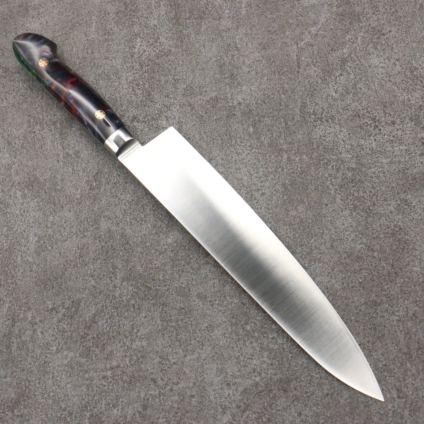 Marke Sakai Takayuki Grand Chef Spezialstahl Uddeholm Schweden Gyuto-Messer, spezialisiert auf Lachs Japanisches Messer 240-mm-Griff SP Typ III (Galaxy)