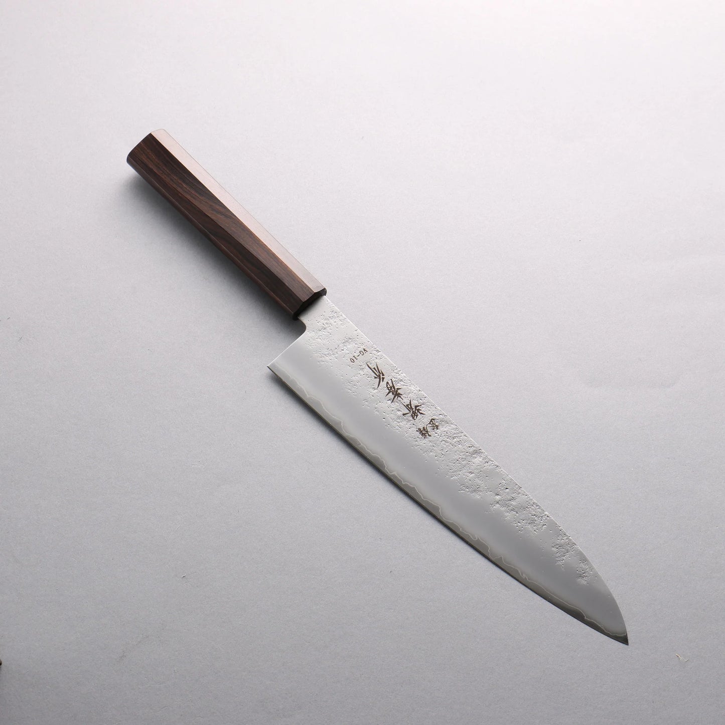 Thương hiệu Sakai Takayuki VG10 Kỹ nghệ truyền thống Nhật Nashiji Dao đa năng Gyuto 240mm chuôi dao gỗ Mun