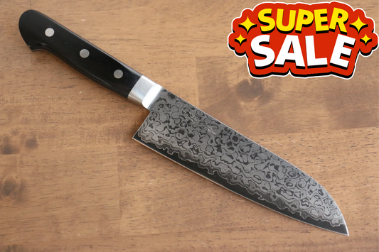 Free ship - Dao Nhật cao cấp Seisuke dao đa năng Santoku thép Damascus 45 lớp AUS10 165mm