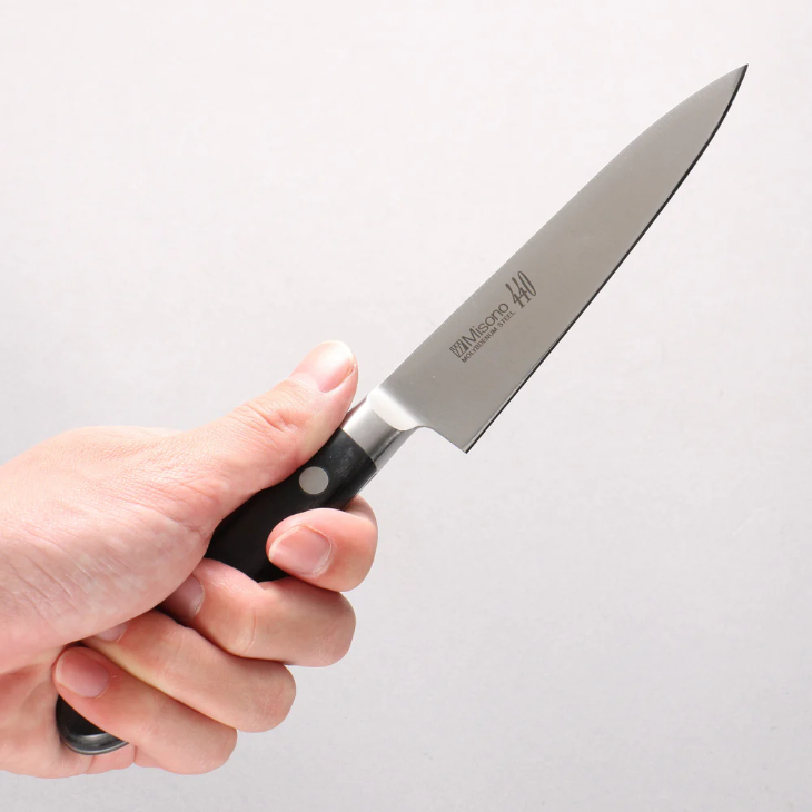 Thương hiệu Misono 440 Thép Molybdenum (MOL) Dao nhỏ đa năng Petty dao Nhật 120mm