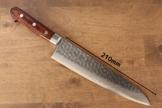 Thương hiệu Sakai - Takayuki Kukipapa dao đa năg Gyuto thép Damascus 17 lớp VG10 210mm