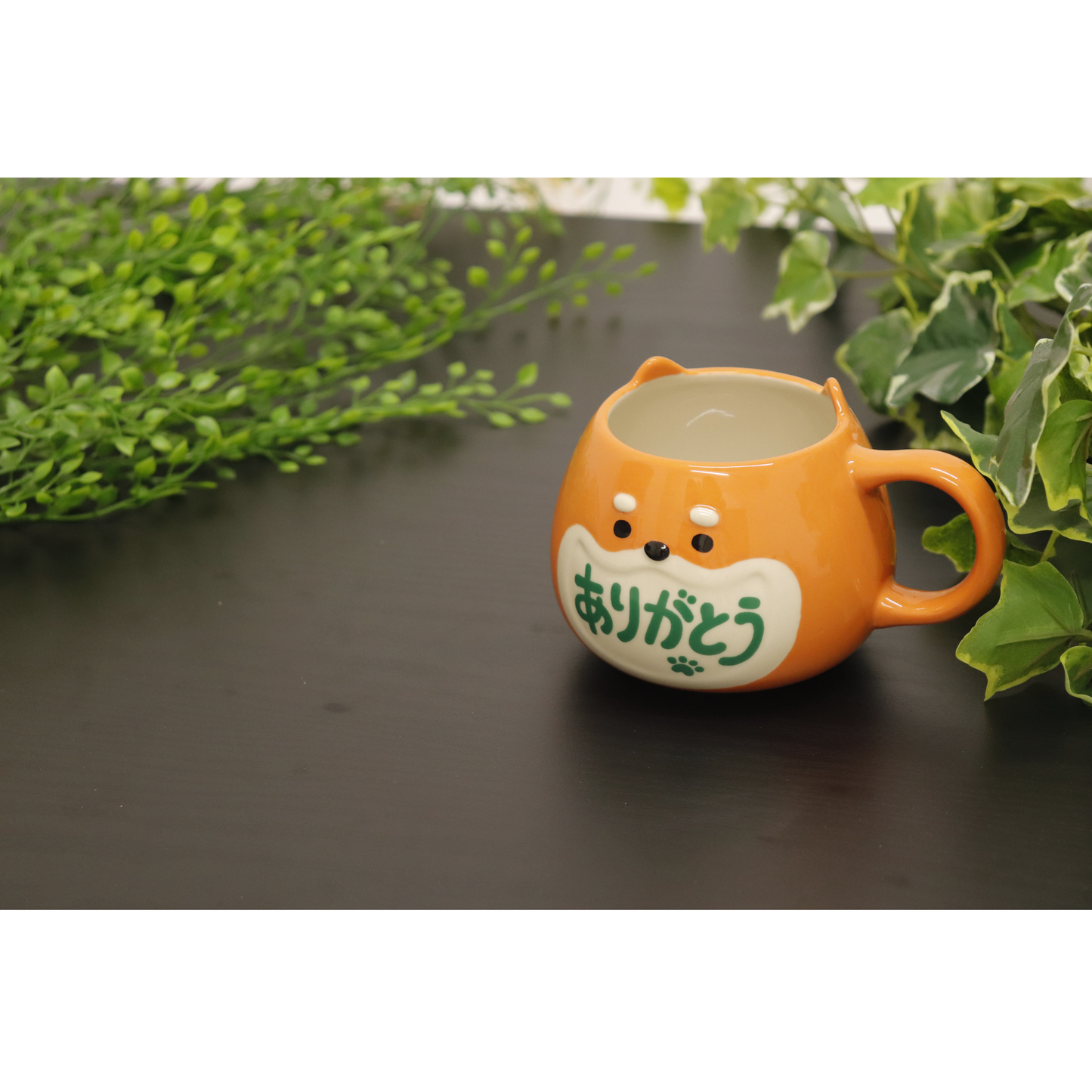 Cốc uống nước, uống trà thiết kế Nhật Bản ''Japanese Design Thank you mug Shiba'' made in Thailand hình chú chó Shiba Inu phong cách Nhật Bản dung tích 350ml