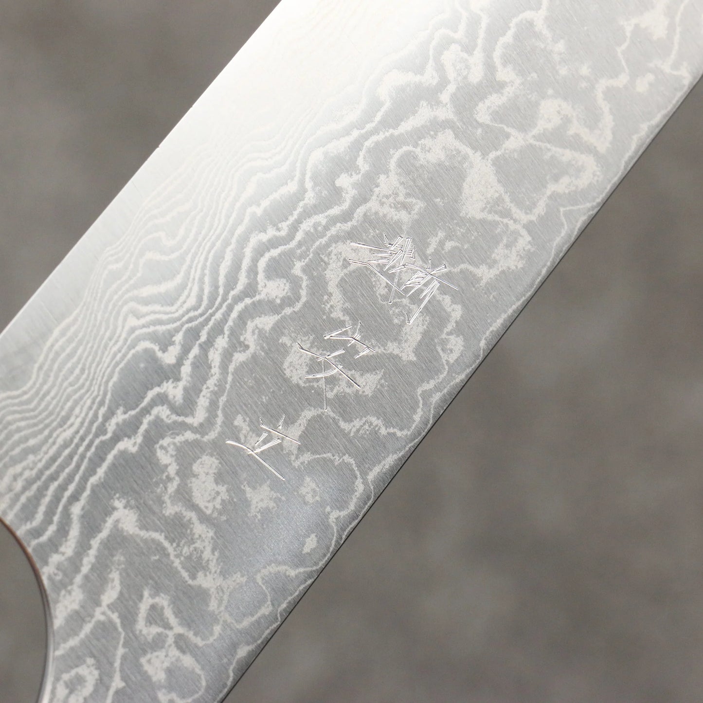 Thương hiệu Katsushige Anryu VG10 đánh bóng hoàn thiện Thép Damascus Dao lọc gân chuyên dụng Sujihiki 270mm chuôi dao gỗ Sồi