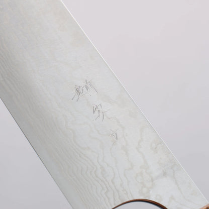 Thương hiệu Katsushige Anryu VG10 Đánh bóng hoàn thiện Thép Damascus Dao lọc gân chuyên dụng Sujihiki 300mm chuôi dao gỗ Sồi