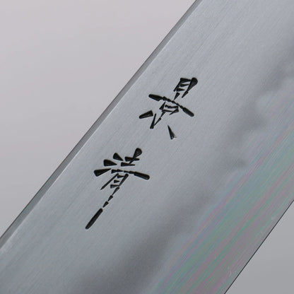 Thương hiệu Kagekiyo Thép trắng cao cấp Dao đa năng Santoku 170mm chuôi dao gỗ Hoa anh đào Có kèm bao