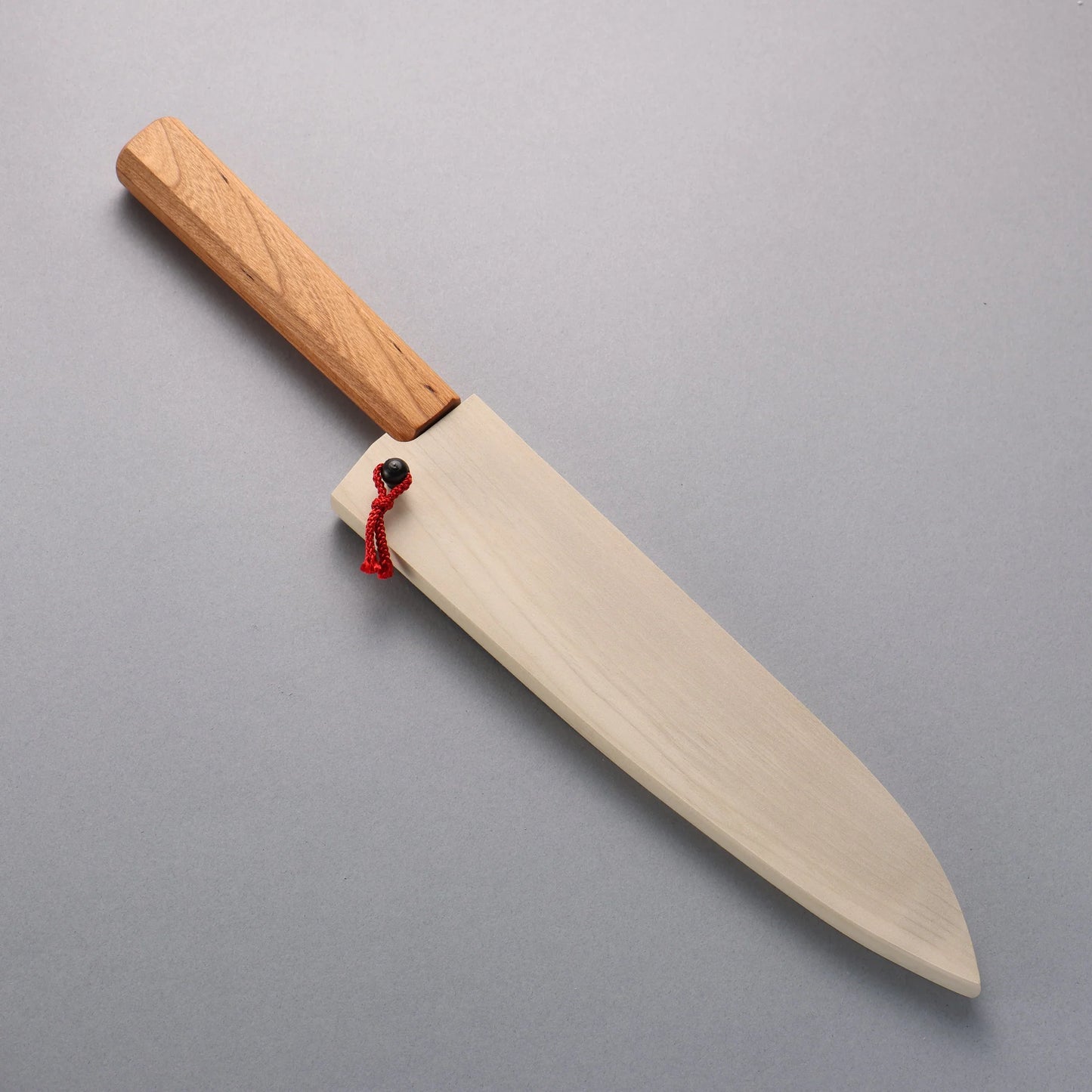 Thương hiệu Kagekiyo Thép trắng cao cấp Dao đa năng Gyuto 210mm chuôi dao gỗ Hoa anh đào Có kèm bao