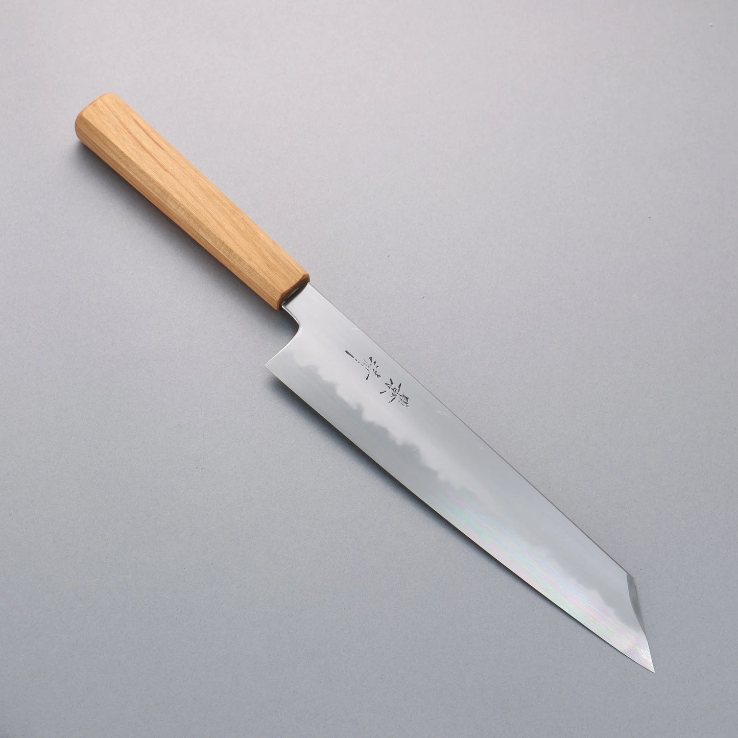 Thương hiệu Kagekiyo Dao thép trắng cao cấp Dao đa năng Kiritsuke Gyuto 240mm tay cầm hình hoa anh đào có vỏ bọc