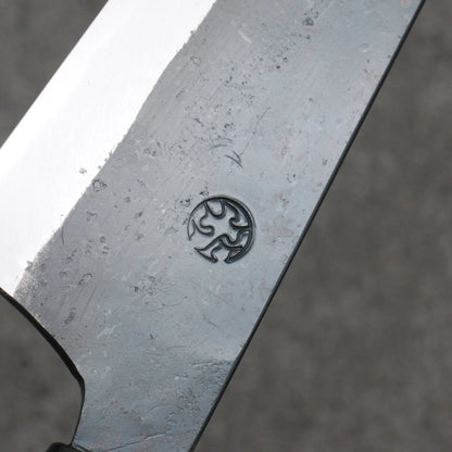 Free ship - Thương hiệu Daisuke Nishida Thép trắng No.1 Đen Dao đa năng Santoku 165mm chuôi dao gỗ Hoa anh đào