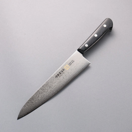 Free ship - Dao đa năng Gyuto dao Nhật rèn thủ công thương hiệu Iseya dao thép Damascus 210mm